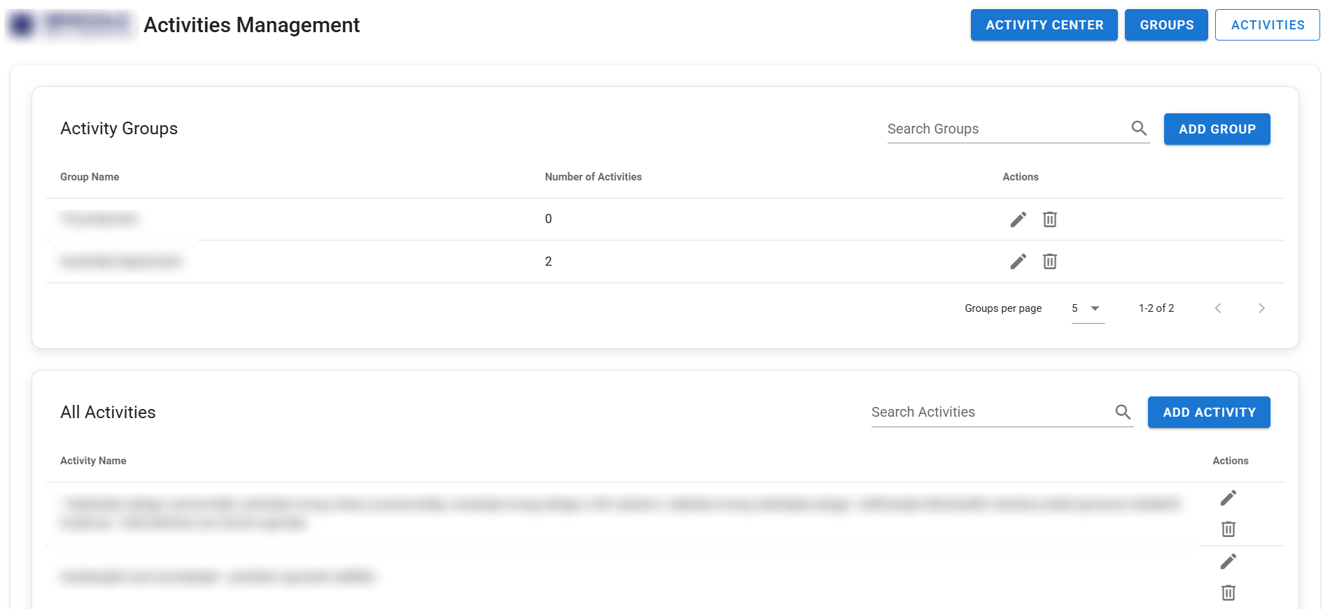 Activity Tracking - File modification and confirmation system